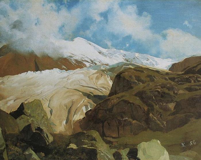 Rudolf Koller Gletscher am Sustenpass